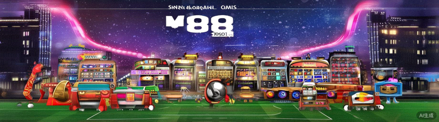 Animasi banner promosi M88 Asia yang menampilkan berbagai jenis taruhan olahraga dan casino