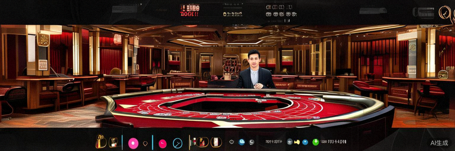 Suasana meja Live Casino Baccarat di M88 Asia dengan dealer sungguhan dan antarmuka taruhan yang jelas