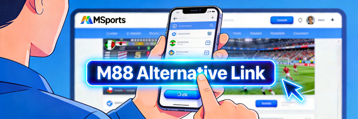 Ilustrasi akses mudah ke platform MSports melalui link alternatif M88 yang berfungsi